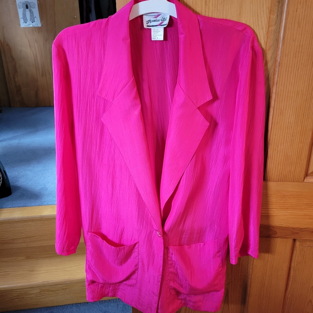 Womens silk jacket